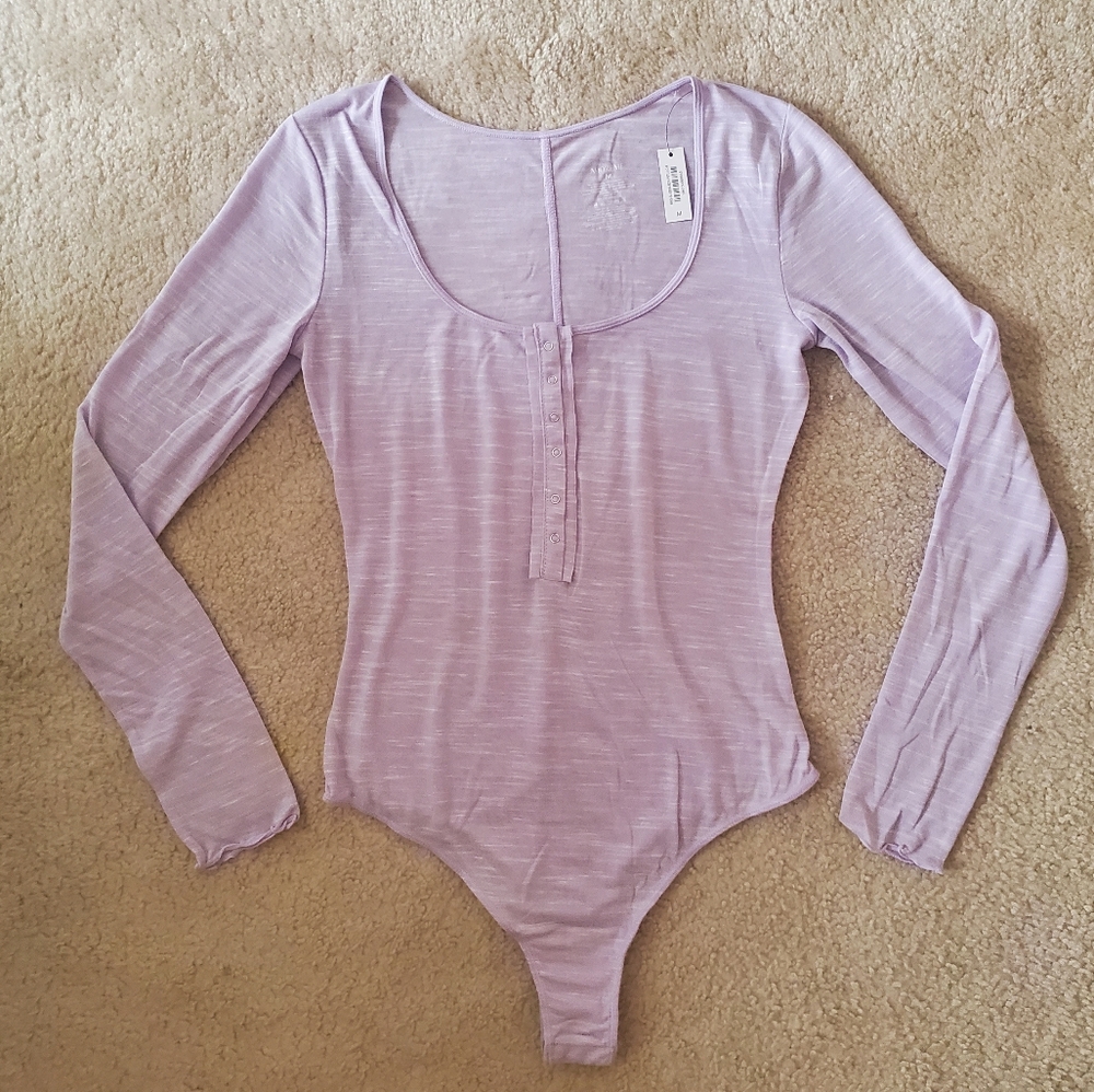 Adore Me Button Up Bodysuit (Medium)